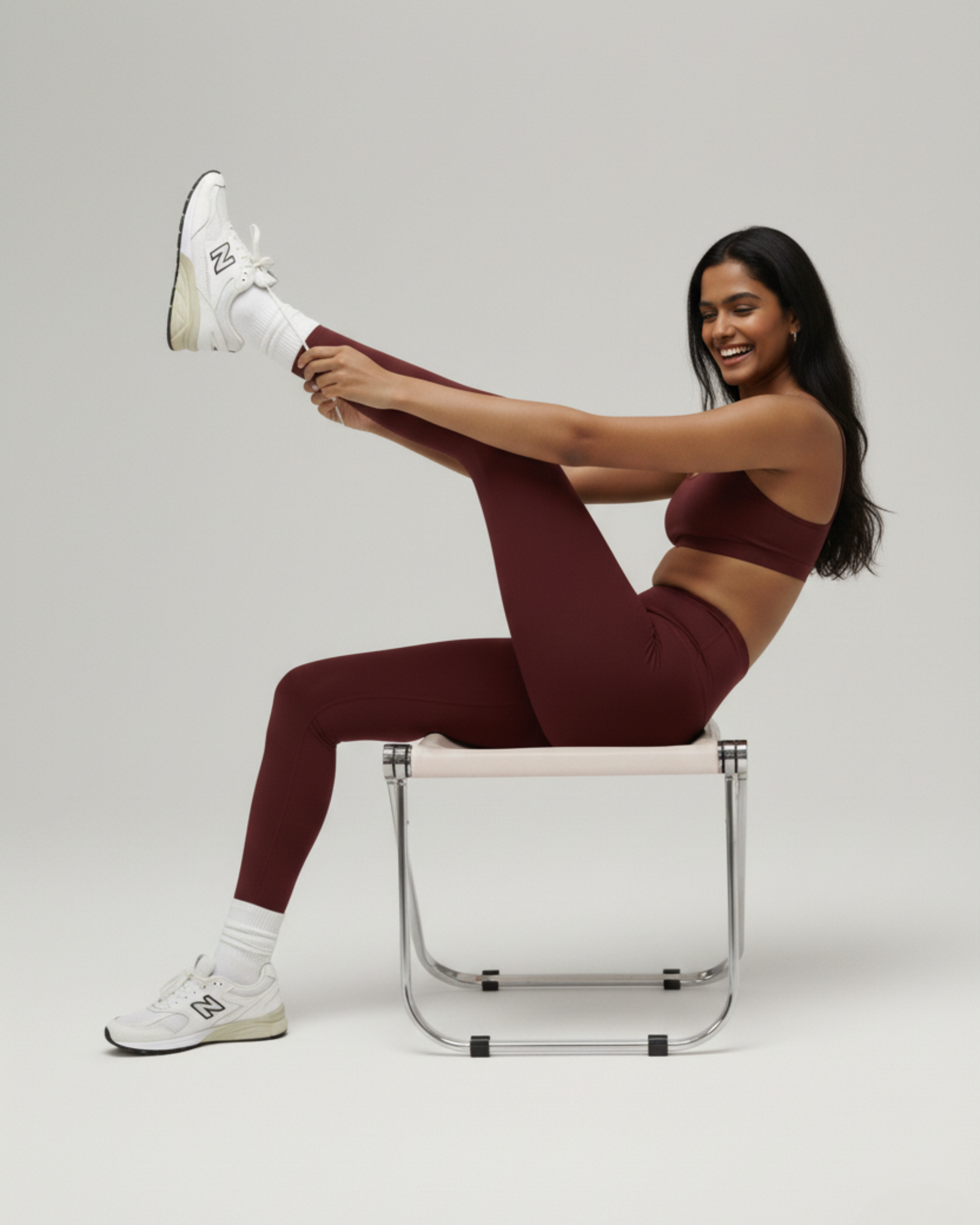 Tone Leggings in Cherry Cola