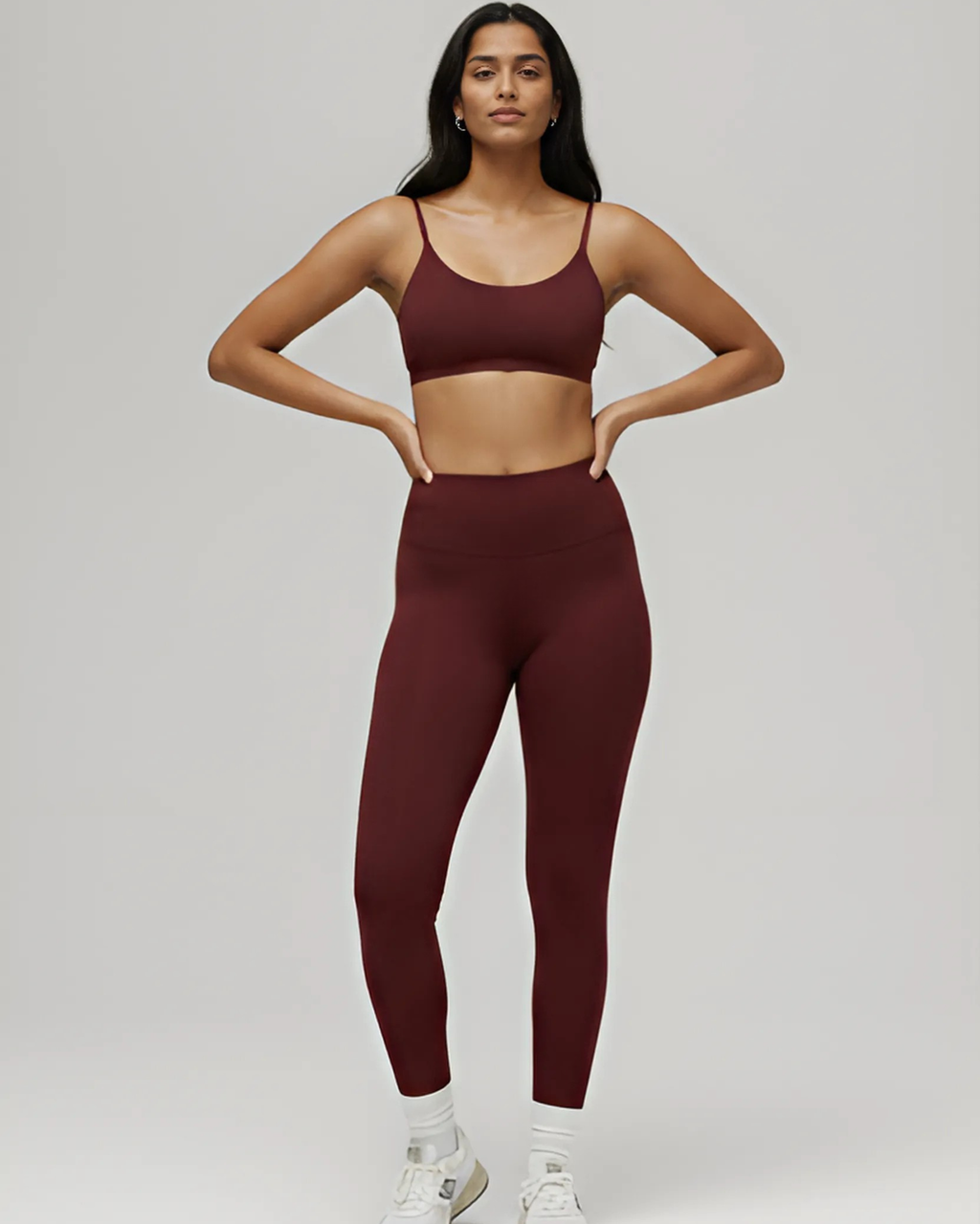 Tone Leggings in Cherry Cola