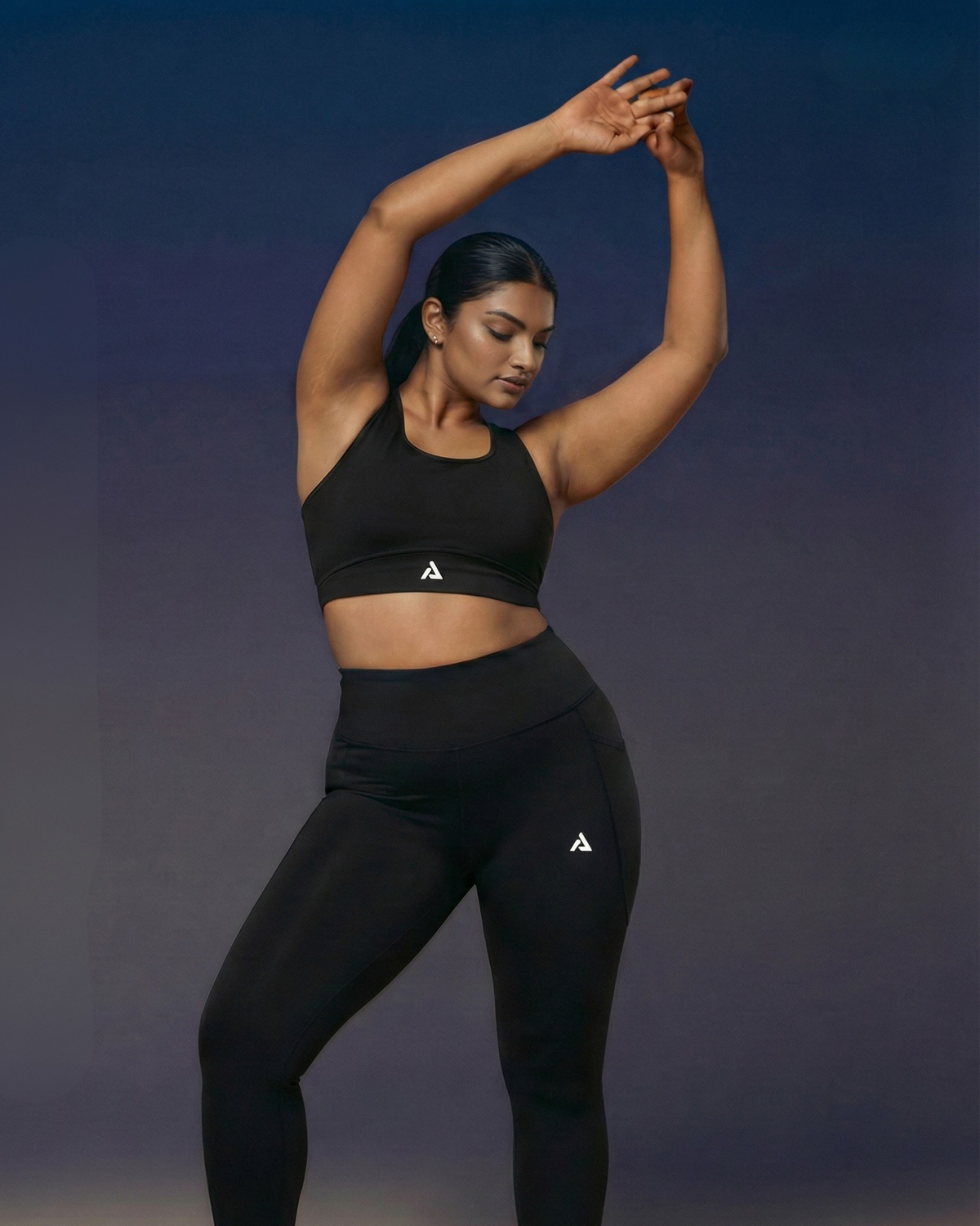 Opt-Fit High Support Sports Bra in Raven Black – BIRCH