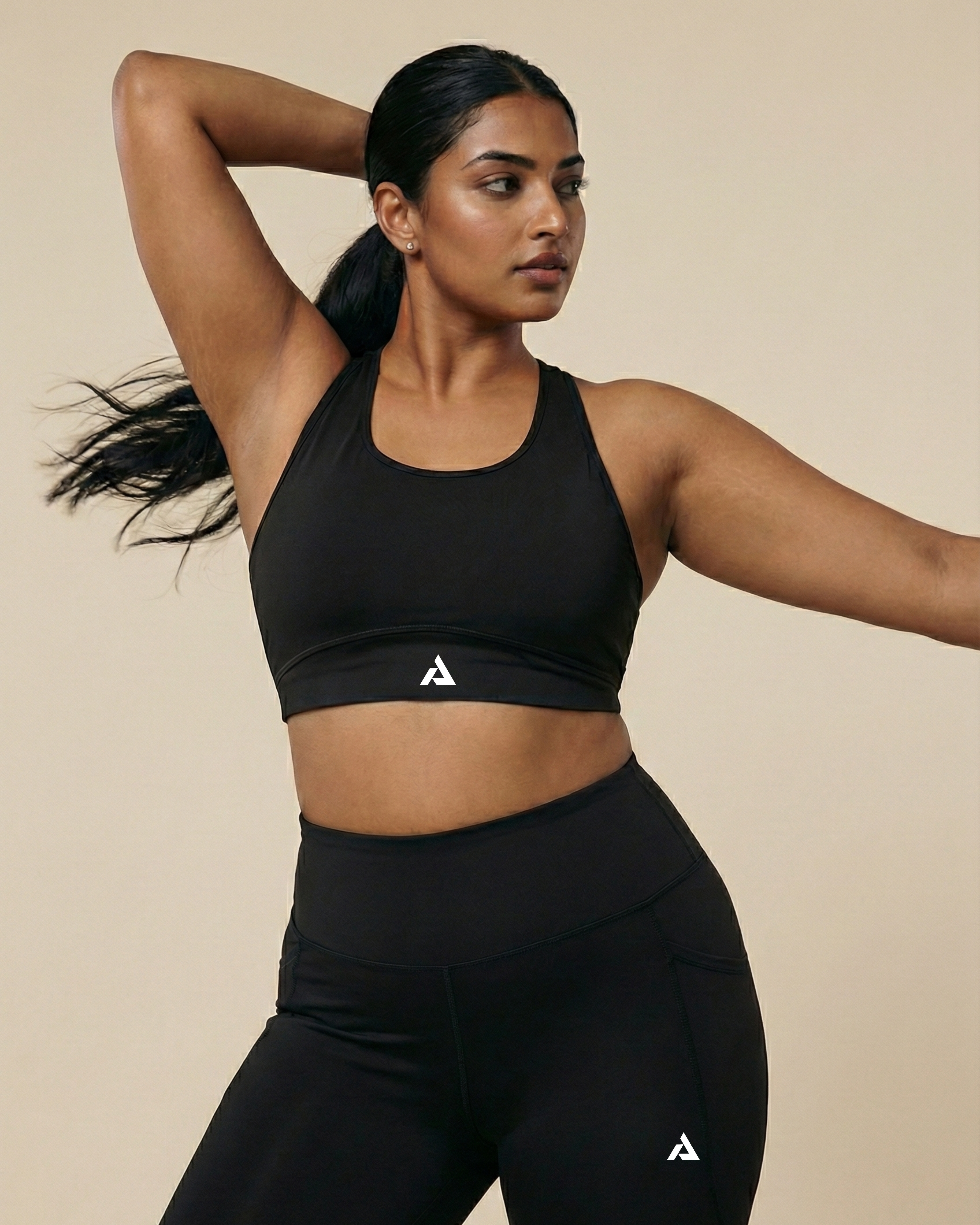 Opt-Fit Bra in Raven Black