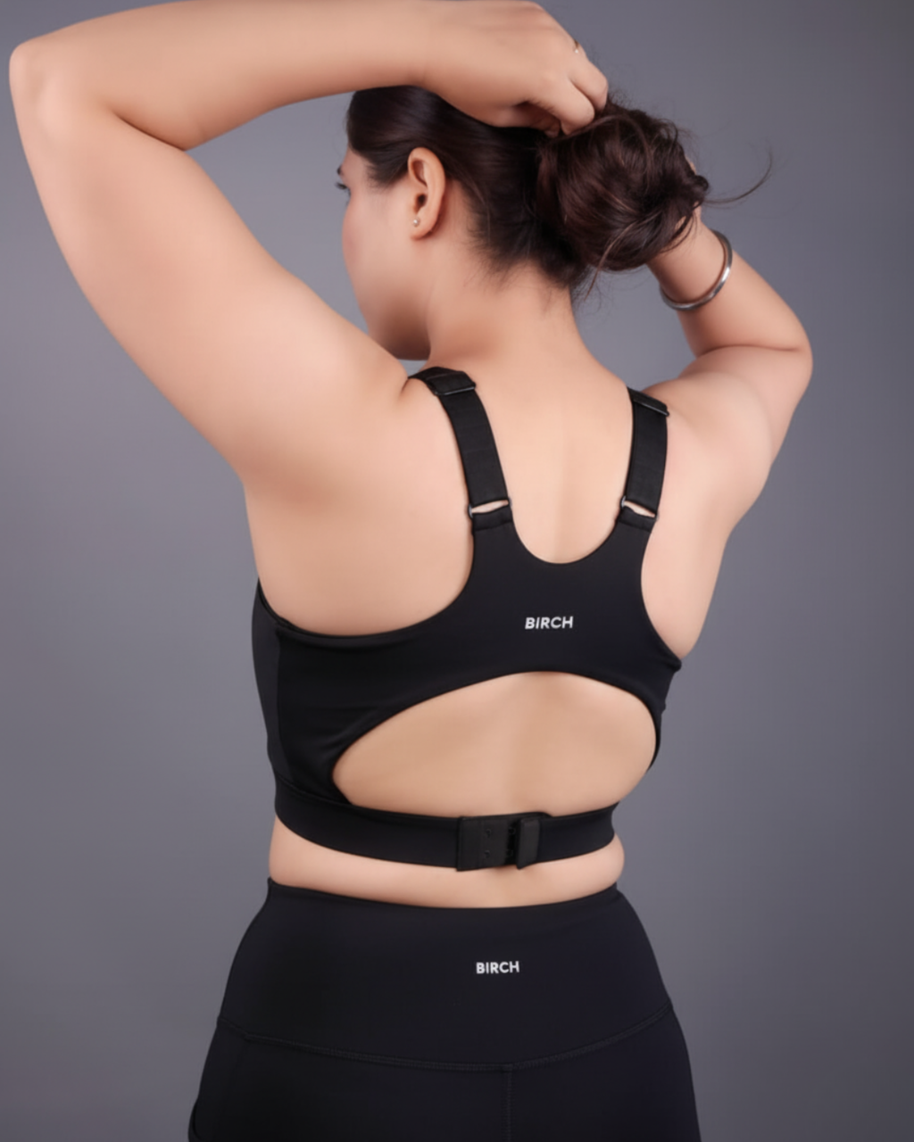 Opt-Fit Bra in Raven Black