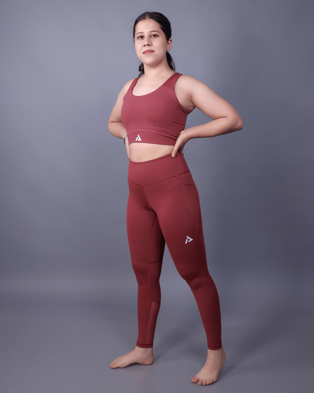 Core Leggings in Power Pink